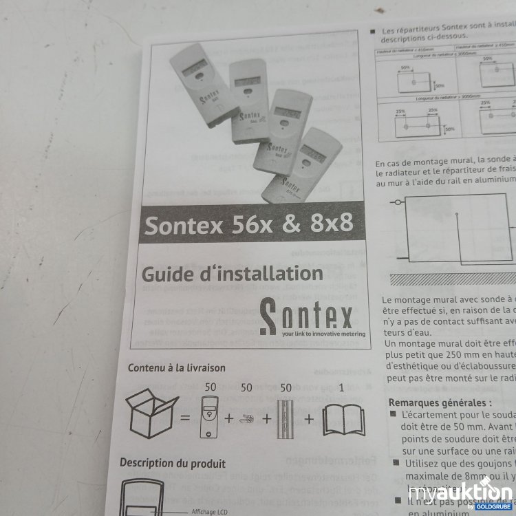 Artikel Nr. 444831 Artikel Nr. 444831: Sontex Thermomess Elektroischer Heizkostenverteiler Stück 8x8