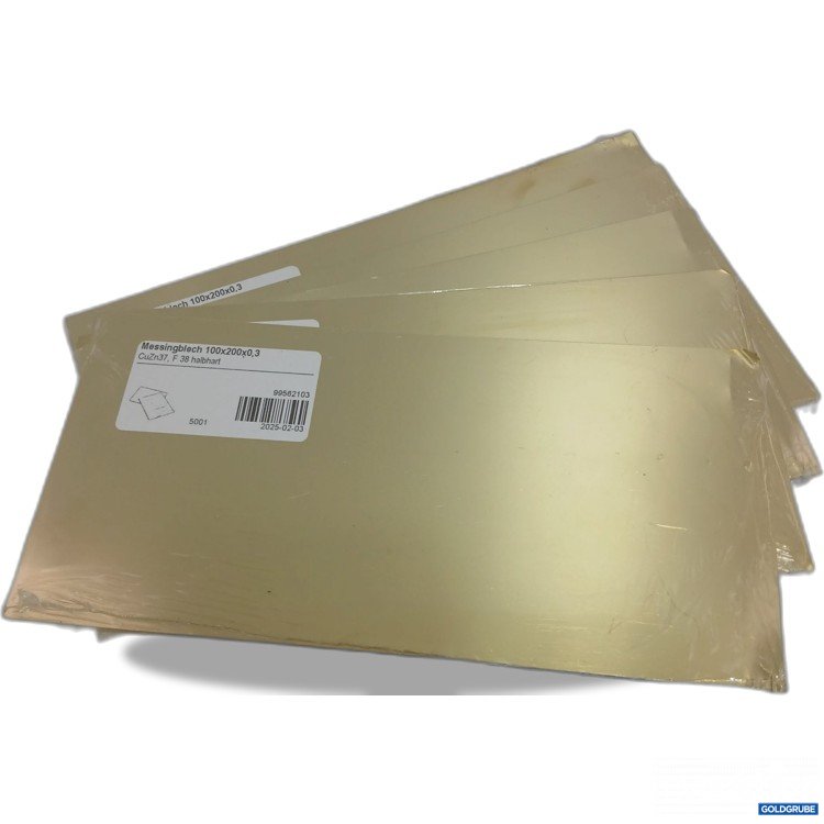 Artikel Nr. 882831: Messingblech 100x200x0,3 