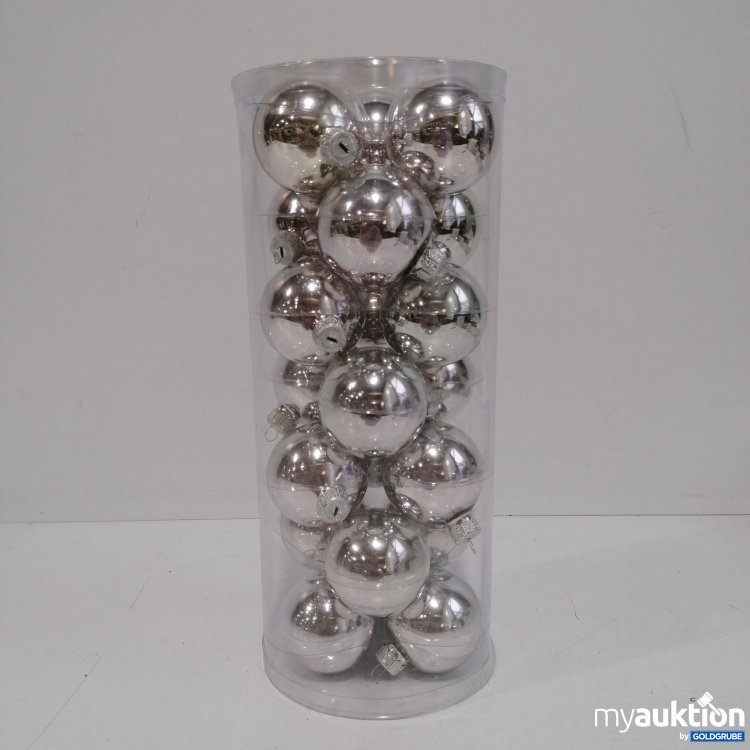 Artikel Nr. 912831 Artikel Nr. 912831: Weihnachtskugeln 21Stk silber
