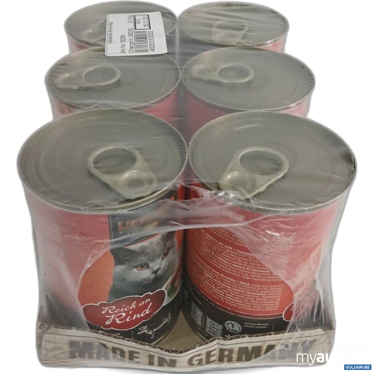 Artikel Nr. 973831: Leonadro Reich an Rind Katzenfutter 6x400 g