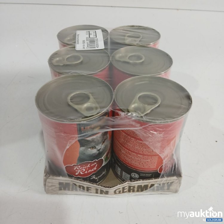Artikel Nr. 973831: Leonadro Reich an Rind Katzenfutter 6x400 g