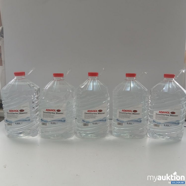 Artikel Nr. 978831: ADAMOL Destilliertes Wasser 5x5.02 l