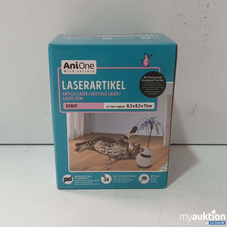 Artikel Nr. 982831: AniOne Laserartikel Roboter, ca 8,5×8,5×11cm