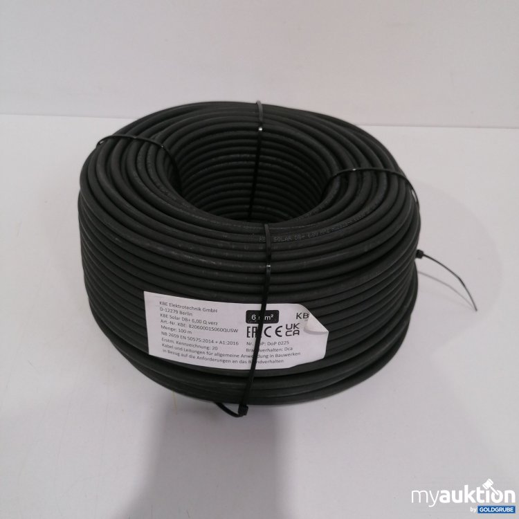 Artikel Nr. 438832: KBE Solar DB+ 6.00 Q verz., 100m