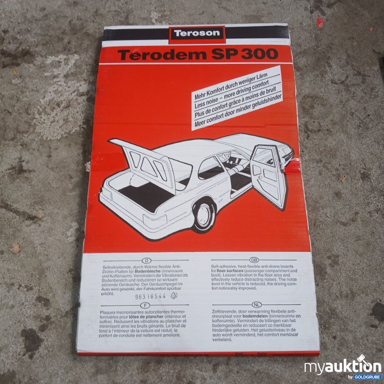 Artikel Nr. 444832: Teroson Trödel Sp 300 Bodenbeleche 100x50cm Art: 13429X