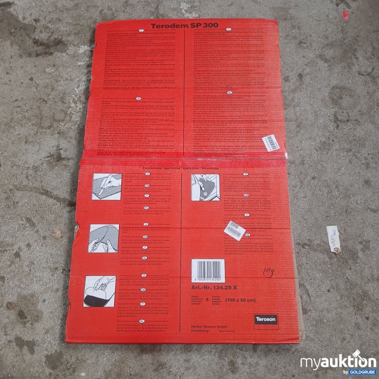 Artikel Nr. 444832: Teroson Trödel Sp 300 Bodenbeleche 100x50cm Art: 13429X
