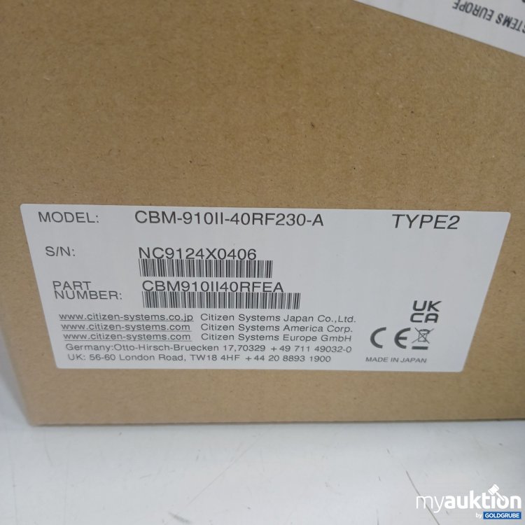 Artikel Nr. 969832: Citizen Dot Matrix Printer CBM-910II-40RF230-A Type 2  
