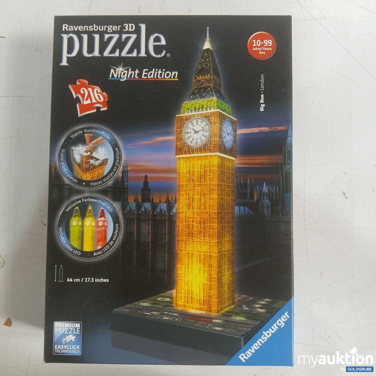 Artikel Nr. 991832 Artikel Nr. 991832: Ravensburger 3D Puzzle Night Edition 216 teilig 44 cm hoch