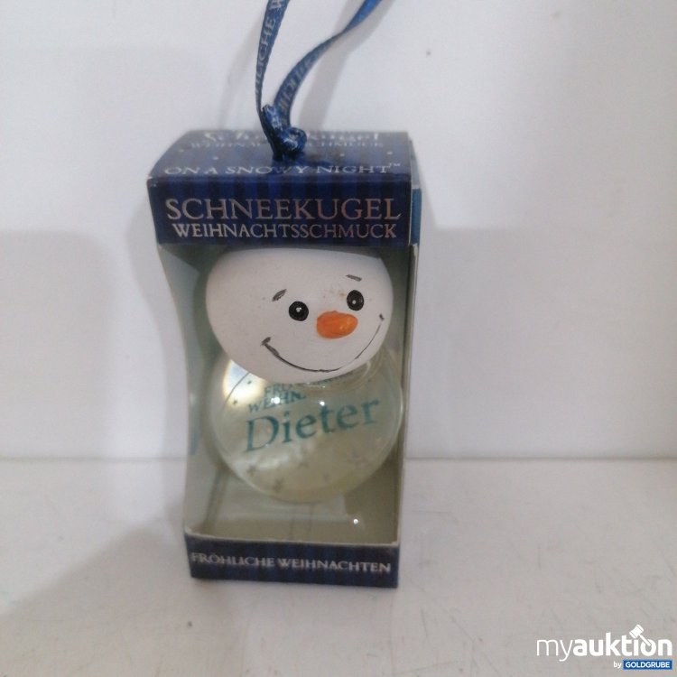 Artikel Nr. 336833 Artikel Nr. 336833: Persönliche Schneekugel Dieter