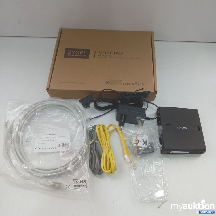 Artikel Nr. 461833: Zyxel DX3301-T0 VDSL-IAD-Paket mit Netzteil, Kabeln und Router