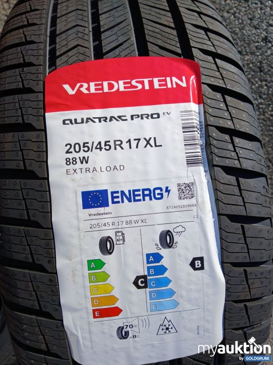 Artikel Nr. 524833: Vredestein Quatrac Pro 205/45 R17 XL