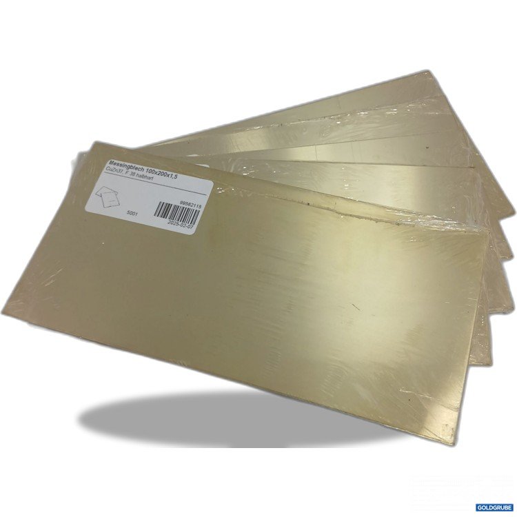 Artikel Nr. 882833: Messingblech 100x200x1,5