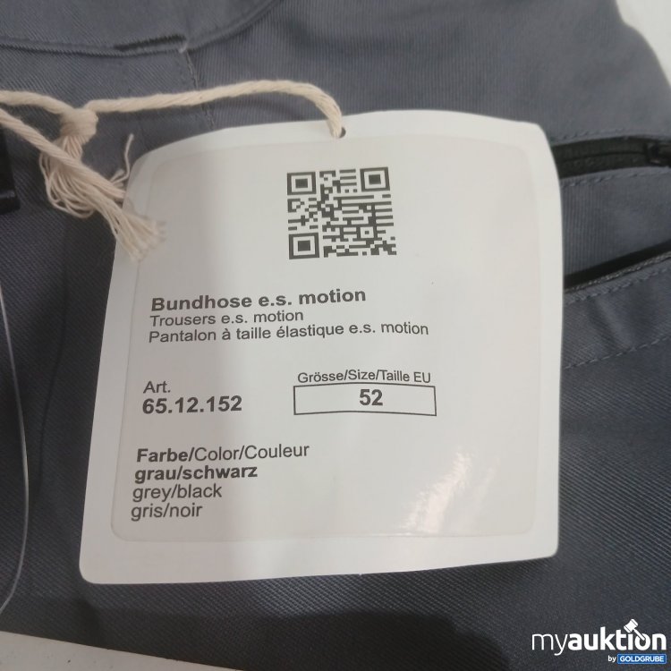 Artikel Nr. 941833: Engelbert Strauss Bundhose e.s. motion grau/schwarz
