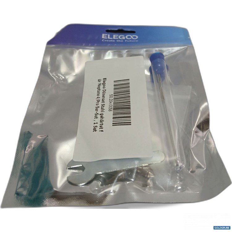 Artikel Nr. 950833: Elegoo gehärtete Stahldüsen Set für Neptune4 3D Drucker