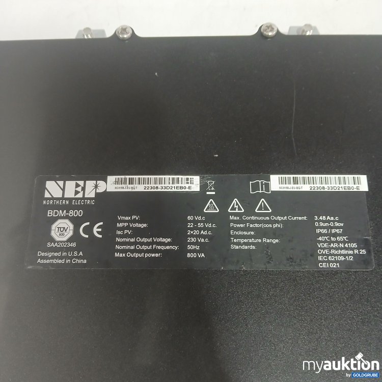 Artikel Nr. 968833: Northern Electric BDM-800 