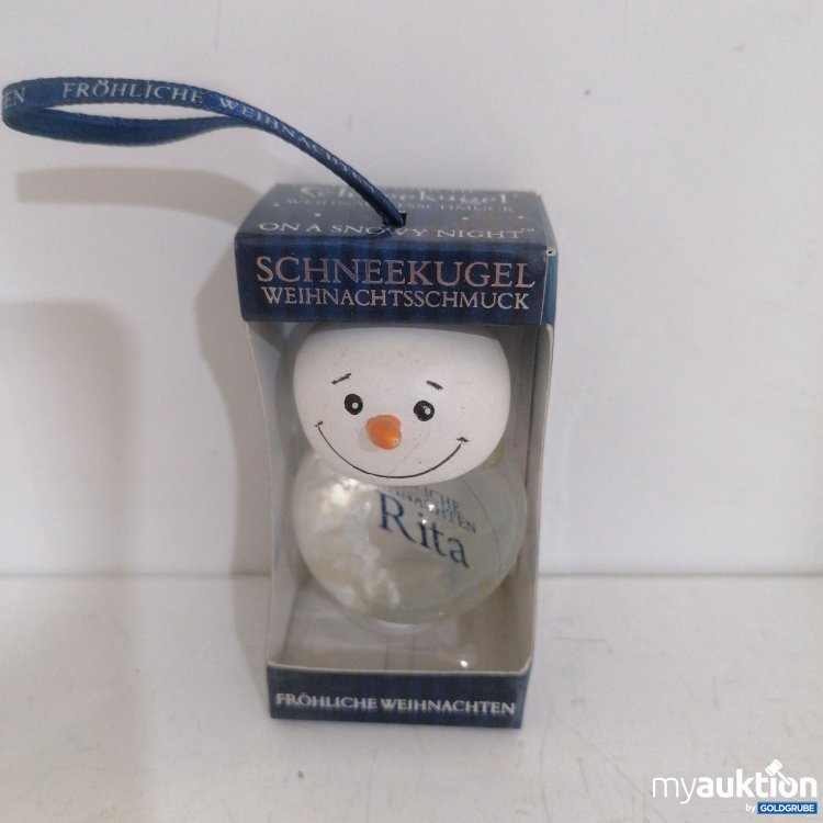Artikel Nr. 336834 Artikel Nr. 336834: Persönliche Schneekugel Rita