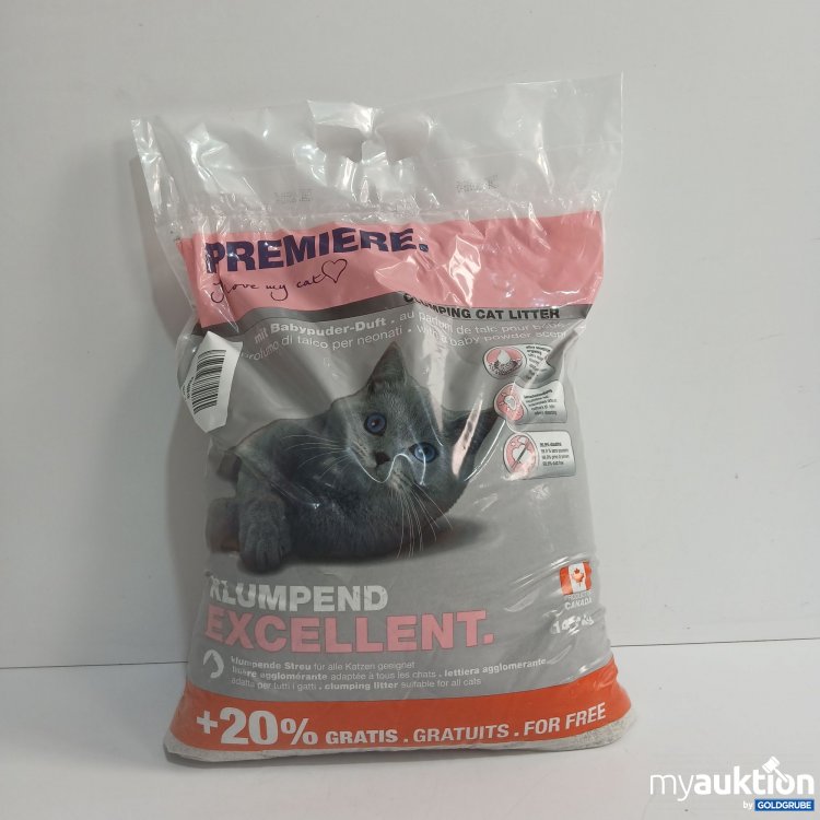 Artikel Nr. 854834: Premiere Klumpend Excellent Katzenstreu 14kg 