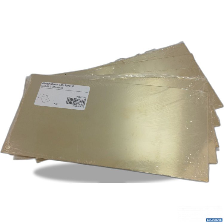 Artikel Nr. 882834: Messingblech 100x200x1,0