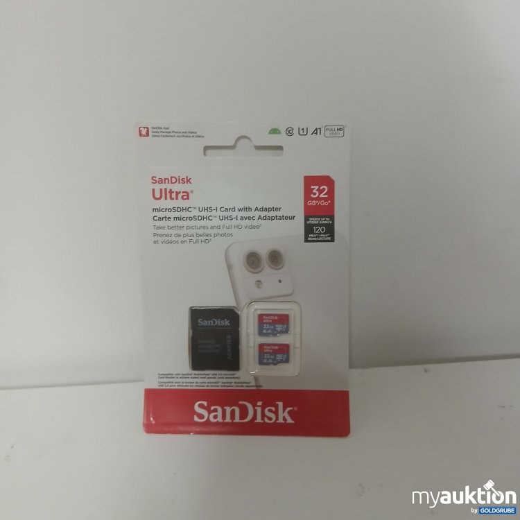 Artikel Nr. 917834 Artikel Nr. 917834: SanDisk Ultra microSDHC 32GB