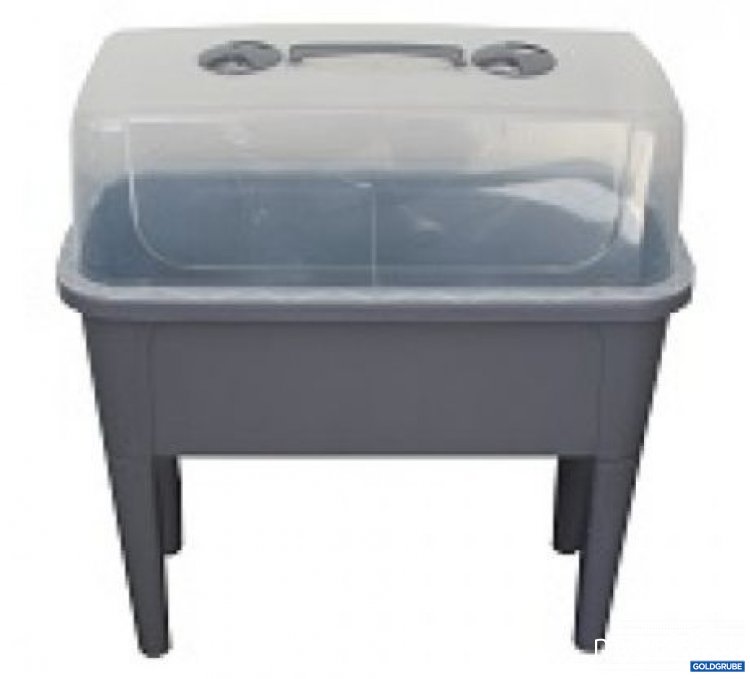 Artikel Nr. 922834: Hochbeet mit Deckel 82 x 76 x 38 cm, grau