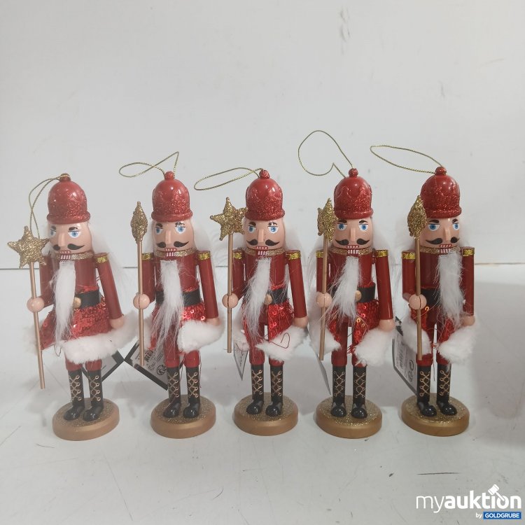 Artikel Nr. 939834: Decoris Nussknacker zum Aufhängen rot ca. 18cm