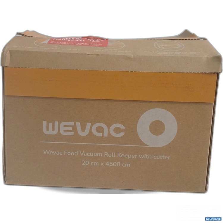 Artikel Nr. 969834 Artikel Nr. 969834: Wevac Food Vacuum Roll Keeper with cutter 20cm x 4500cm
