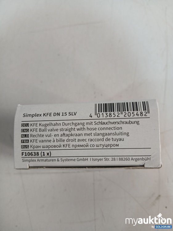 Artikel Nr. 446835 Artikel Nr. 446835: FLAMCO Simplex KFE DN 15 SLV
