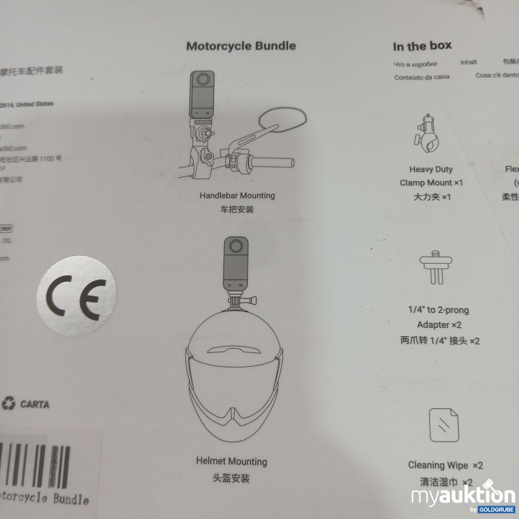 Artikel Nr. 461835 Artikel Nr. 461835: Insta360 Motorcycle Bundle