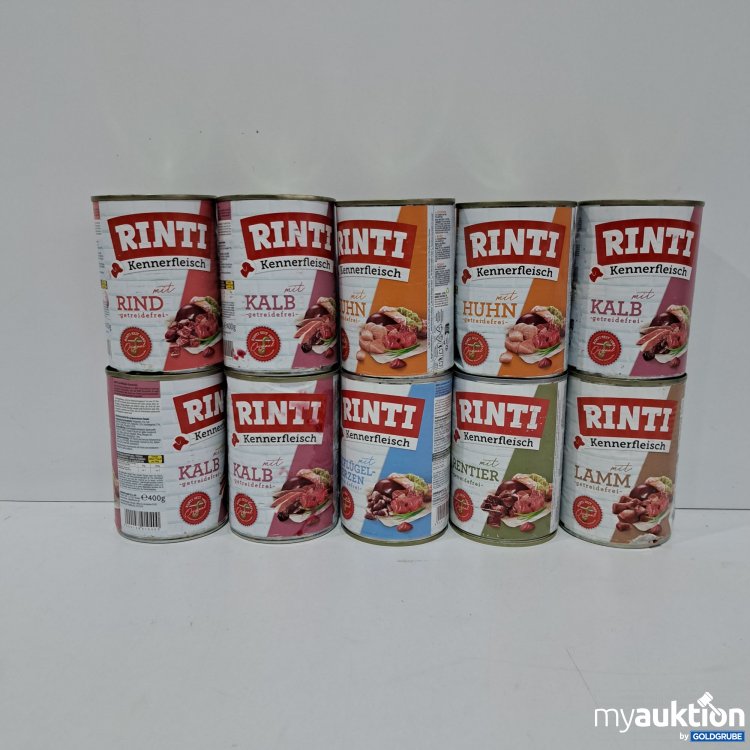 Artikel Nr. 808835: Rinti Hundefutter Gemischte Sorten 10x400g