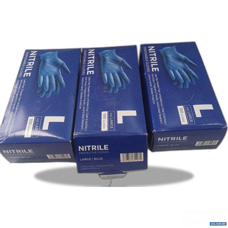 Artikel Nr. 967835: Nitrile Disposable Gloves 3x100 Stk Größe L blau