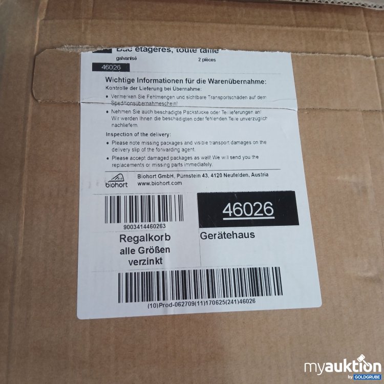Artikel Nr. 969835: Biohort Regalkorb 46026 