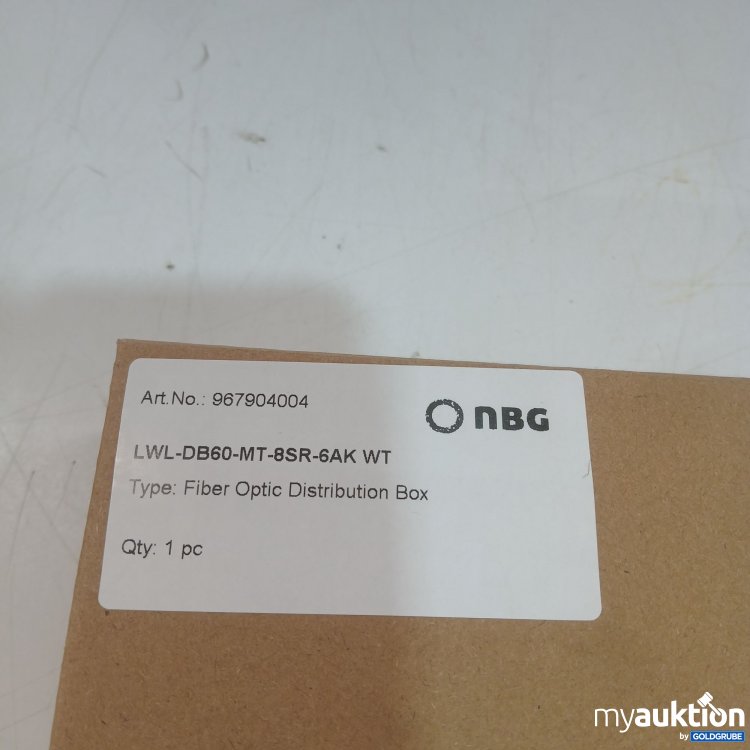 Artikel Nr. 996835 Artikel Nr. 996835: NBG LWL-DB60-MT-BSR-6AK WT Fiber Optic Distribution Box