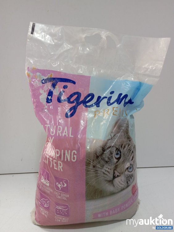 Artikel Nr. 465836: Tigerino Premium Katzenstreu Natural  Clay Clumping Litter
12kg
