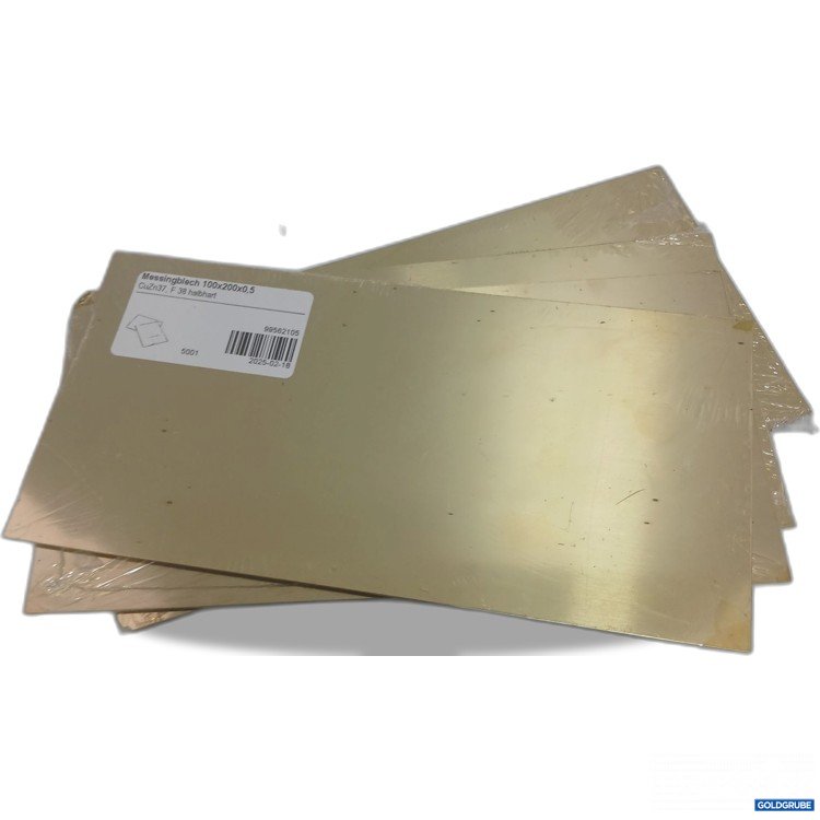 Artikel Nr. 882836: Messingblech 100x200x0,5