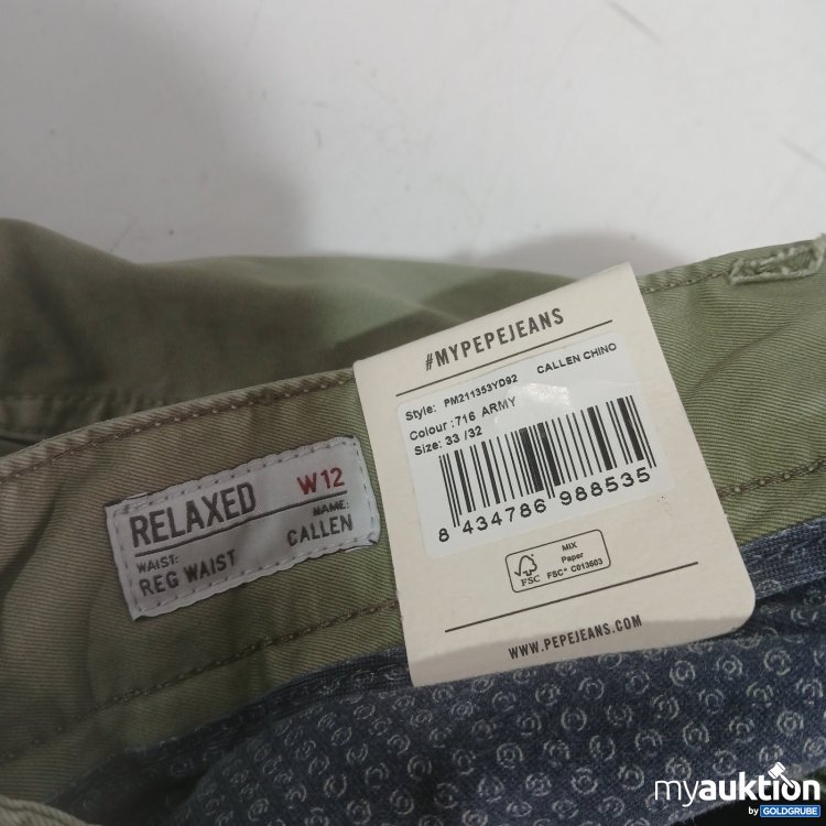 Artikel Nr. 941836: Pepe Jeans Herren Chinohose Relaxed