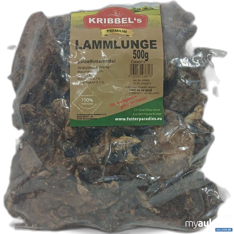Artikel Nr. 961836: Kribbels Premium Lammlunge je 500g
