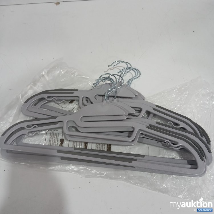 Artikel Nr. 962836: Plastik Kleiderbügel grau 