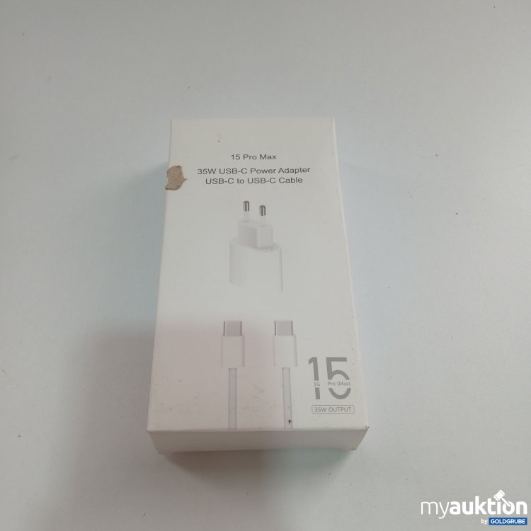 Artikel Nr. 826837 Artikel Nr. 826837: 15 Pro Max 35W USB-C Power Adapter