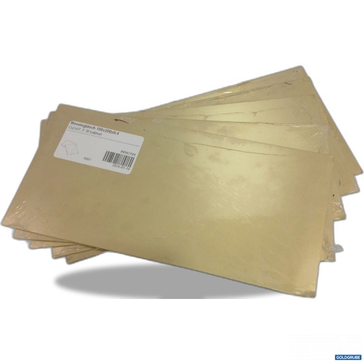Artikel Nr. 882837: Messingblech 100x200x0,4