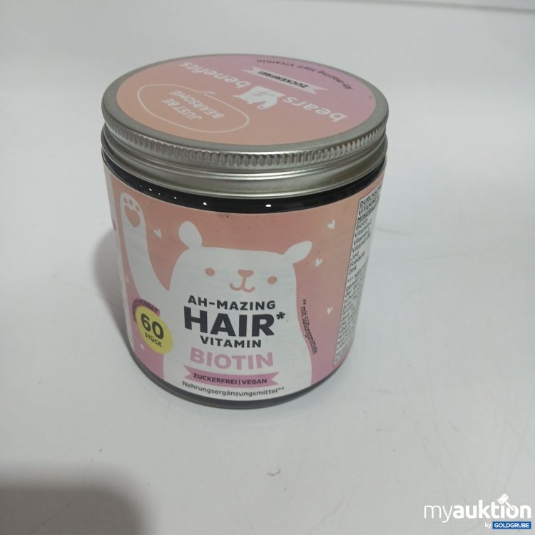 Artikel Nr. 891837 Artikel Nr. 891837: Bears Benefits Ah-mazing Hair Vitamin Biotin 60Stk