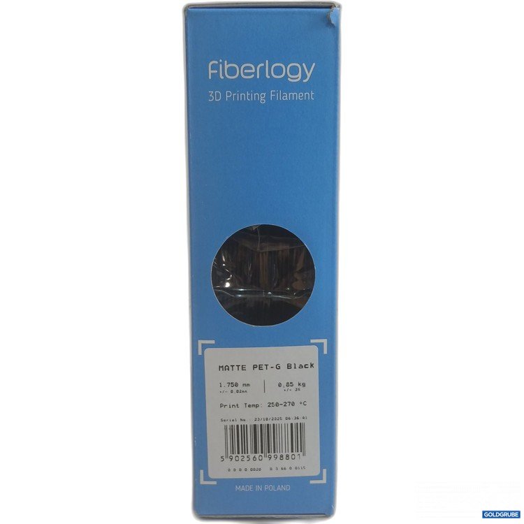 Artikel Nr. 992837: Fiberlogy 3D Printing Filament matte black 1,75mm 0,85kg 