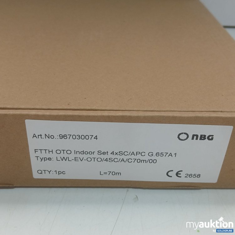 Artikel Nr. 996837 Artikel Nr. 996837: NBG FTTH OTO Indoor Set 4xSC/APC G.657A1