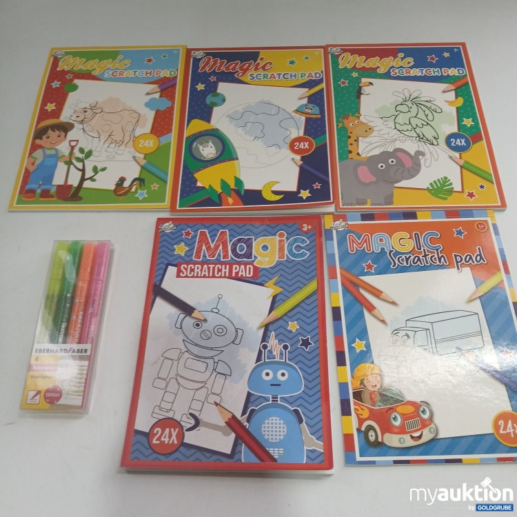 Artikel Nr. 361838 Artikel Nr. 361838: Magic Scratch Pad Set 6 Stück