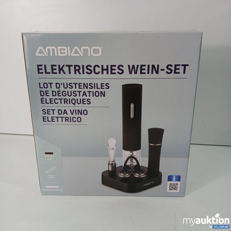 Artikel Nr. 389838 Artikel Nr. 389838: Ambiano Elektrisches Wein-Set