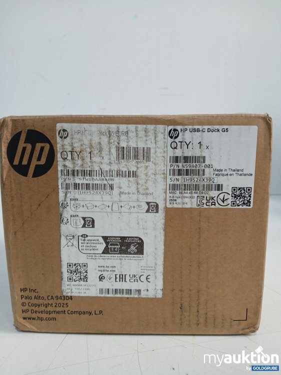 Artikel Nr. 446838 Artikel Nr. 446838: HP USB-C DOCK G5