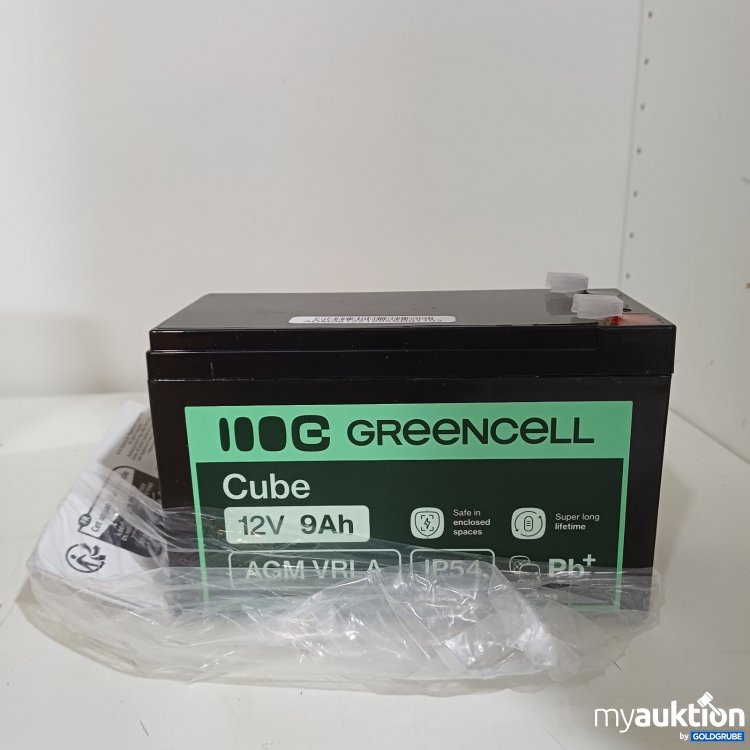 Artikel Nr. 447838 Artikel Nr. 447838: Greencell Cube 12V 9Ah Akku