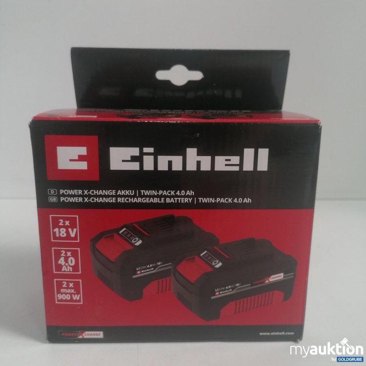 Artikel Nr. 855838 Artikel Nr. 855838: Einhell Power X-Change Akku 2x18V