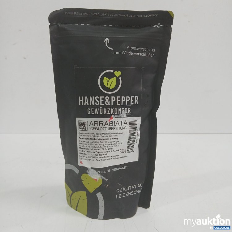 Artikel Nr. 984838 Artikel Nr. 984838: Hanse&Pepper Gewürzkontor Arrabiata 250g