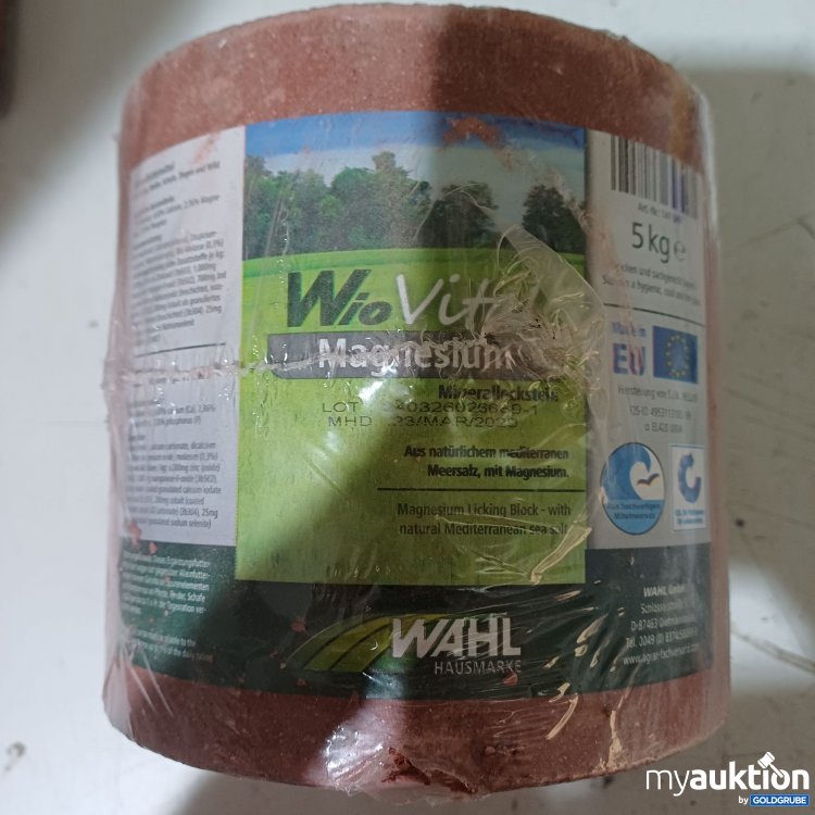 Artikel Nr. 988838: WioVital Magnesium Mineralleckstein 5kg