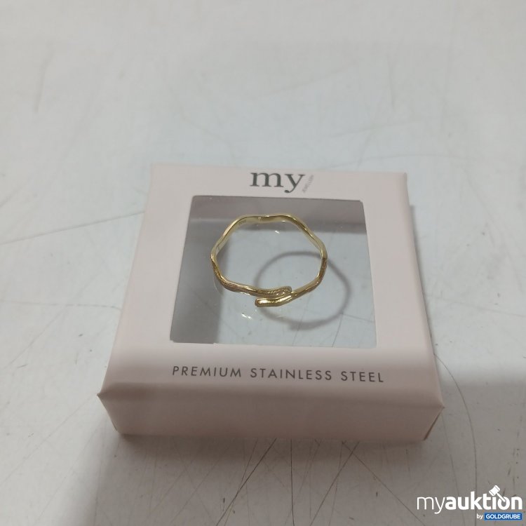 Artikel Nr. 443839 Artikel Nr. 443839: My Jewellery Ring Edelstahl goldfarben Größe 15